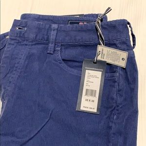 Vineyard Vines navy blue corduroy pants